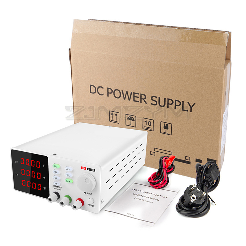 High Precision Adjustable Lab Power Supply 120V 3A - แหล่งจ่ายไฟแบบปรับค่าได้สำหรับห้องปฏิบัติการ รุ่นขายดีปี 2025 30V 10A 60V