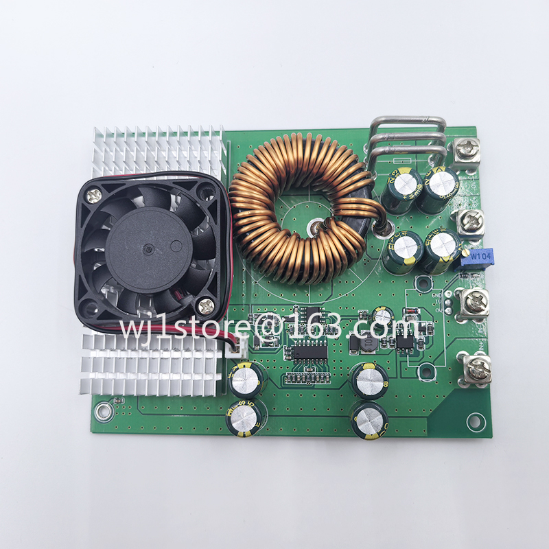 Step Down Dc Power Supply Module 1000W - 1000W dc-dc 50A โมดูลจ่ายไฟแบบสเต็ปดาวน์ ปรับแรงดันไฟฟ้าได้ 25V-90V