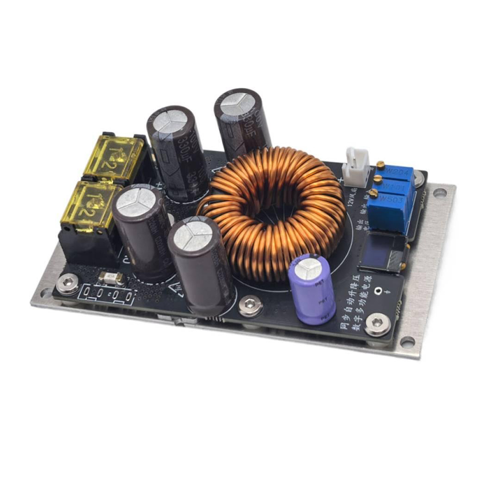 Step Down Dc Power Supply Module 1000W - โมดูลจ่ายไฟ DC-DC อัตโนมัติแบบปรับขึ้นและลง 1000W ปรับแรงดัน/กระแสคงที่ได้ พร้อมแผงชาร์จพลังงานแสงอาทิตย์