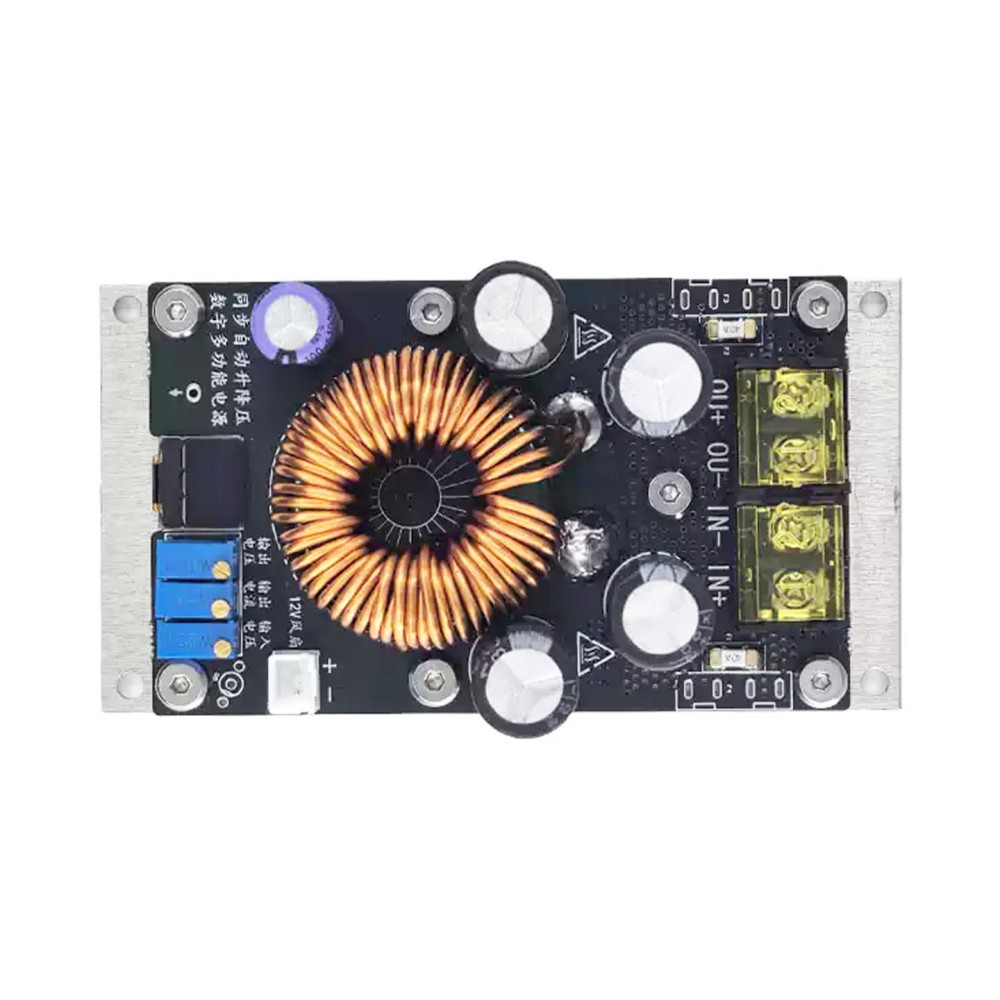 Step Down Dc Power Supply Module 1000W - โมดูลแปลงแรงดันไฟฟ้าแบบ Buck Boost 1000W 25A พร้อมระบบชาร์จพลังงานแสงอาทิตย์
