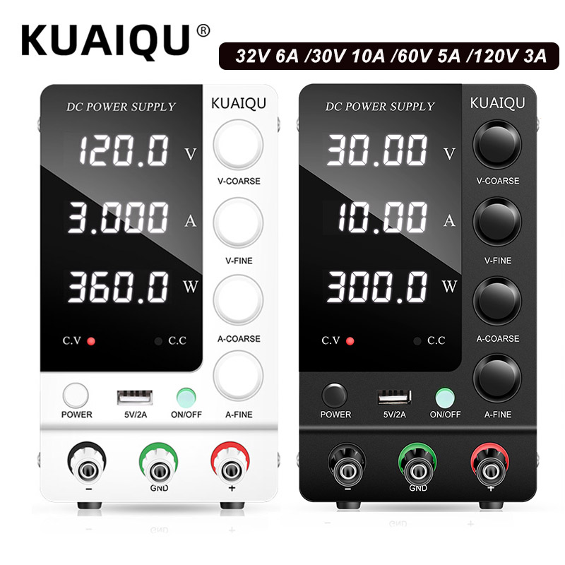 High Power 60V 20A Bench Power Supply - KUAIQU Lab DC Power Supply 30V