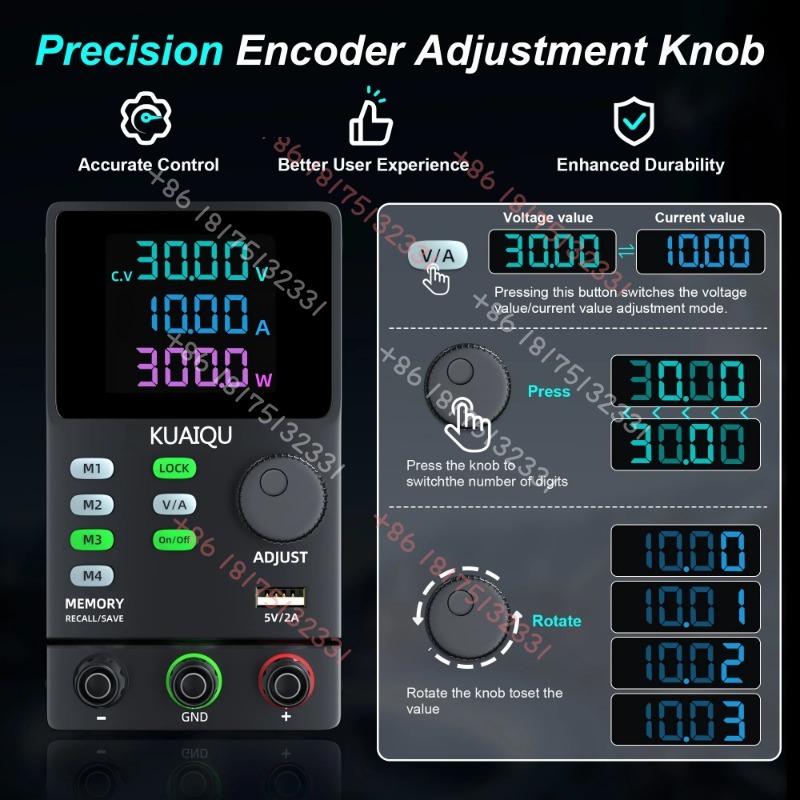 KUAIQU 300V 1A แหล่งจ่ายไฟ DC  - Switching Dc Power Supply 300V 1A บทวิจารณ์และราคา