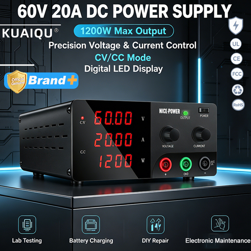 NICE-POWER 60V 20A แหล่งจ่ายไฟ - High Power 60V 20A Bench Power Supply บทวิจารณ์และราคา