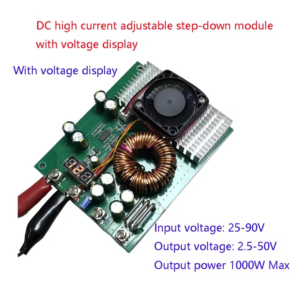 โมดูลแปลงไฟแบบ Step Down 1000W - Step Down Dc Power Supply Module 1000W บทวิจารณ์และราคา