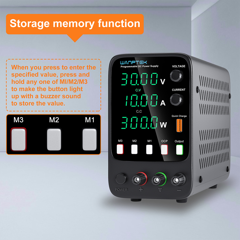 Wanptek ปรับแหล่งจ่ายไฟ DC 30V - Programmable Dc Power Supply 60V 10A บทวิจารณ์และราคา